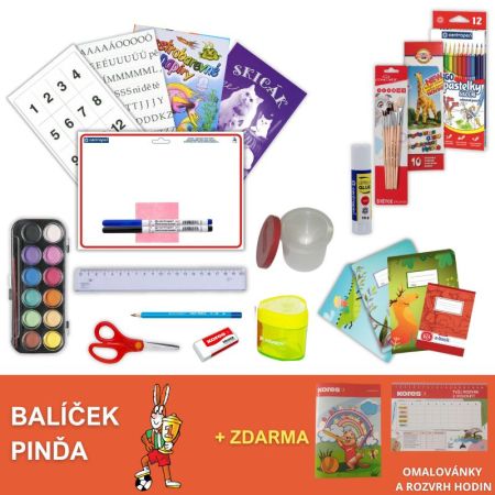 Balíček pro prvňáčky - Pinďa Balíček pro prvňáčky - Pinďa