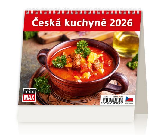 Kalendář stolní MINI Česká kuchyně / SM01