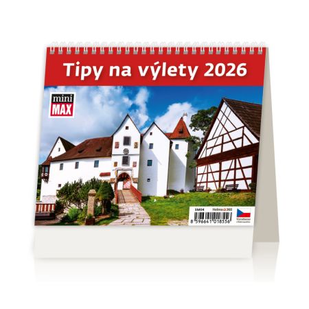 Kalendář stolní MINI Tipy na výlety / SM04