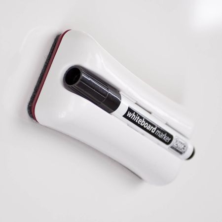 Mazací houby - magnetická stěrka s integrovaným popisovačem Mazací houby - magnetická stěrka s integrovaným popisovačem