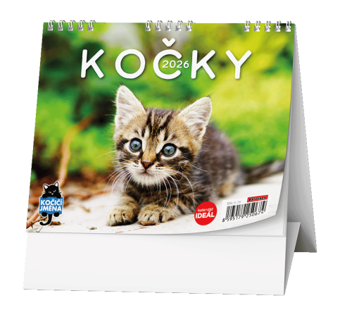 Kalendář stolní MINI Kočky / BSL9