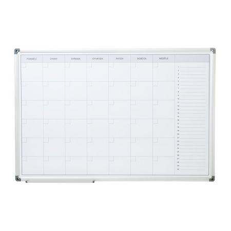 Plánovací tabule - měsíční 60 x 90 cm Plánovací tabule - měsíční 60 x 90 cm