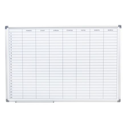Plánovací tabule - týdenní 60 x 90 cm