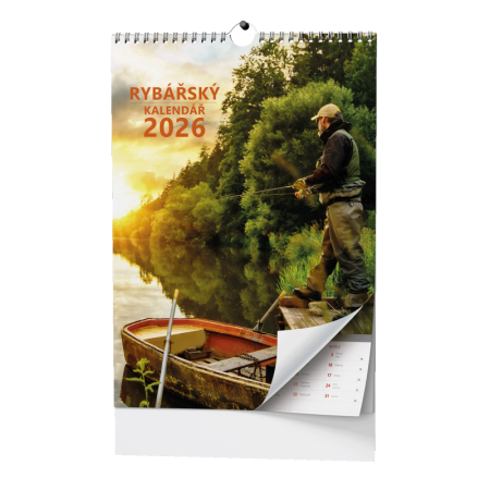 Kalendář nástěnný Rybářský / BNF4