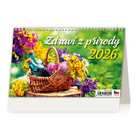 Kalendář stolní čtrnáctidení Zdraví z přírody / S30
