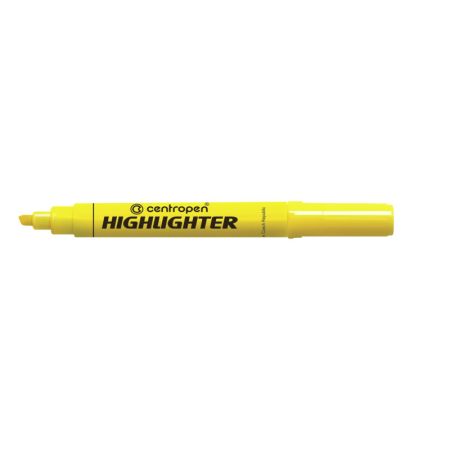 Zvýrazňovač Centropen HIGHLIGHTER 8552 / žlutá Zvýrazňovač Centropen HIGHLIGHTER 8552 / žlutá