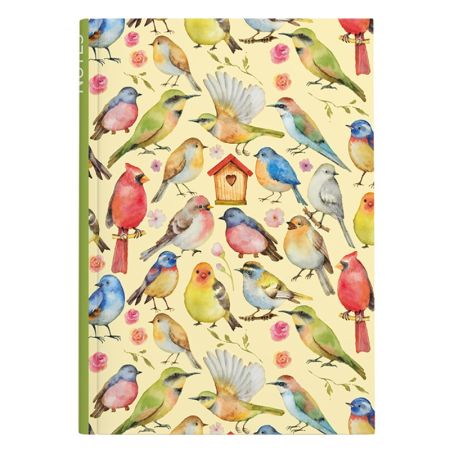 Kniha záznamní A5 - linka / 100 l / ptáčci Kniha záznamní A5 - linka / 100 l / ptáčci