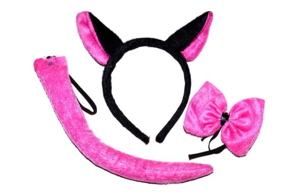 Maska set 3 ks - kočka