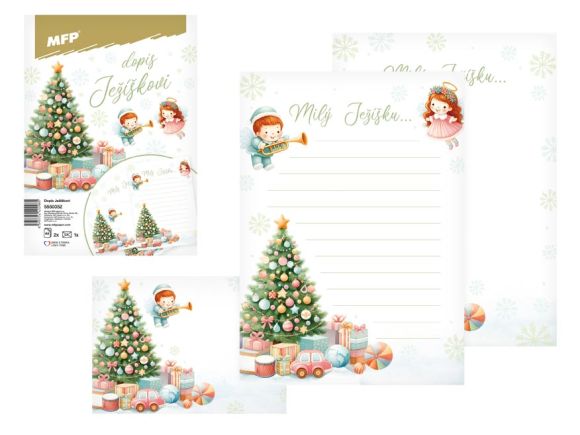 Dopis pro Ježíška + obálka Dopis pro Ježíška + obálka