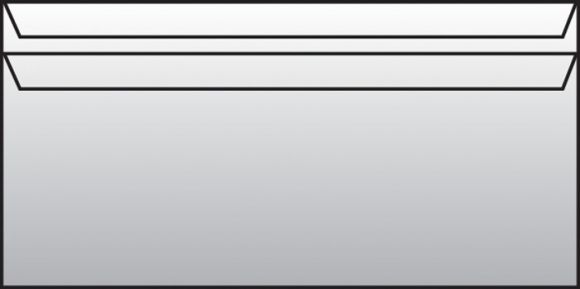 Obálky DL samolepicí - bez okénka / 50 ks