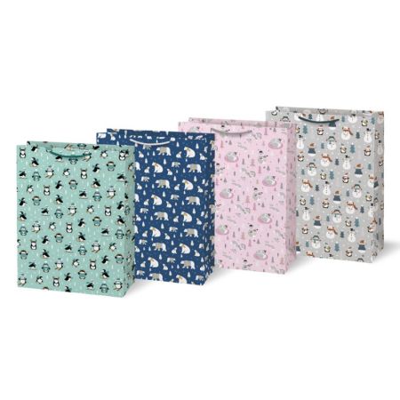 Vánoční dárková taška XL - děstký mix / 33 x 45 cm Vánoční dárková taška XL - děstký mix / 33 x 45 cm