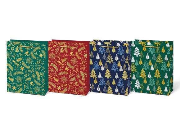 Vánoční dárková taška L - mix motivů / 26 x 32 cm Vánoční dárková taška L - mix motivů / 26 x 32 cm