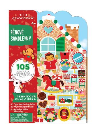 Samolepky pěnové CONCORDE - Perníková chaloupka