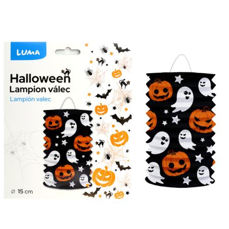 Lampion roztahovací 15 cm - duch Lampion roztahovací 15 cm - duch