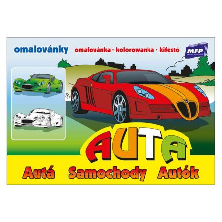 Omalovánky A5 - Auta Omalovánky A5 - Auta