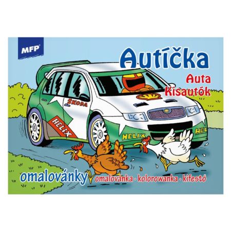 Omalovánky A5 - Autíčka Omalovánky A5 - Autíčka