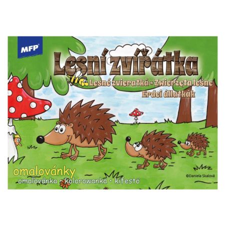 Omalovánky A5 - Lesní zvířátka