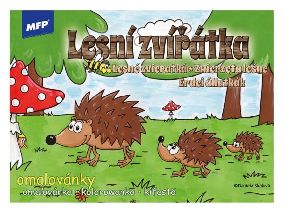 Omalovánky A5 - Lesní zvířátka Omalovánky A5 - Lesní zvířátka