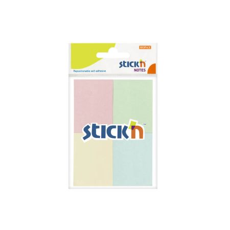 Samolepicí bločky Stick´n by Hopax - 38 x 51 mm / 4 x 50 lístků / pastelové barvy Samolepicí bločky Stick´n by Hopax - 38 x 51 mm / 4 x 50 lístků / pastelové barvy