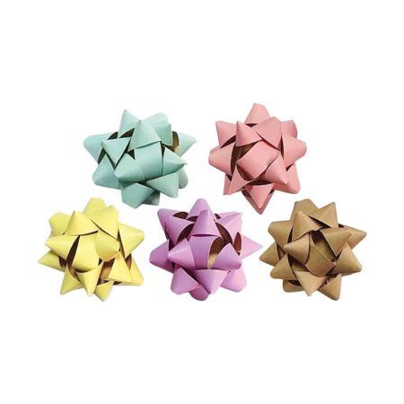 Rozeta malá KRAFT - mix barev / 3cm Rozeta malá KRAFT - mix barev / 3cm