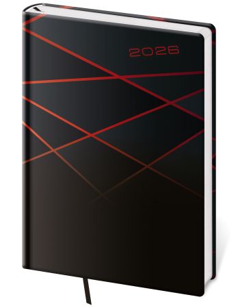 Diář VARIO - A5 / denní / black