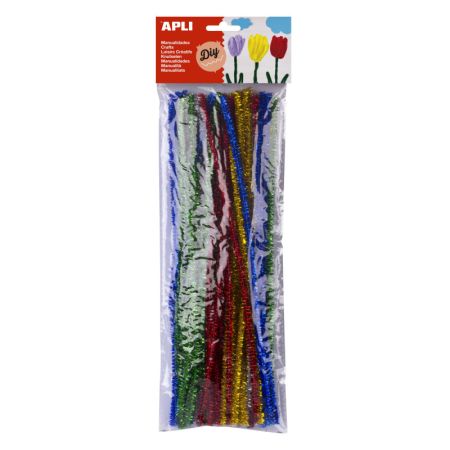 Modelovací drátky APLI se třpytkami / 30 cm / mix barev / 50 ks Modelovací drátky APLI se třpytkami / 30 cm / mix barev / 50 ks