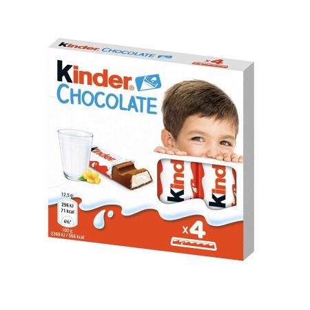 Čokoláda Kinder 50 g - 4 ks