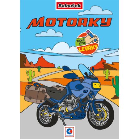 Omalovánka A5 - Motorky Omalovánka A5 - Motorky