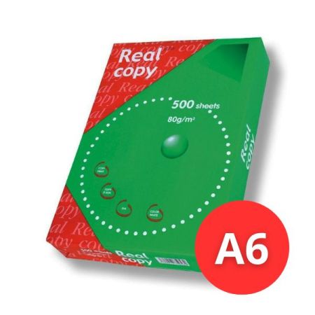 Xerografický papír Real Copy A6 - 80g / 500 listů Xerografický papír Real Copy A6 - 80g / 500 listů