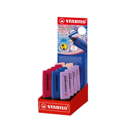 Zvýrazňovač STABILO® BOSS NatureCOLORS Wildflower / sada 15 ks Zvýrazňovač STABILO® BOSS NatureCOLORS Wildflower / sada 15 ks