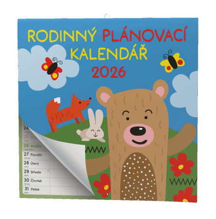 Kalendář nástěnný poznámkový - Rodinný plánovací / BNL10