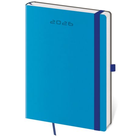 Diář FLEXIES - A5 / týdenní / modrá