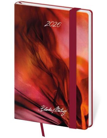 Diář VARIO Matragi - týdenní kapesní / red Diář VARIO Matragi - týdenní kapesní / red