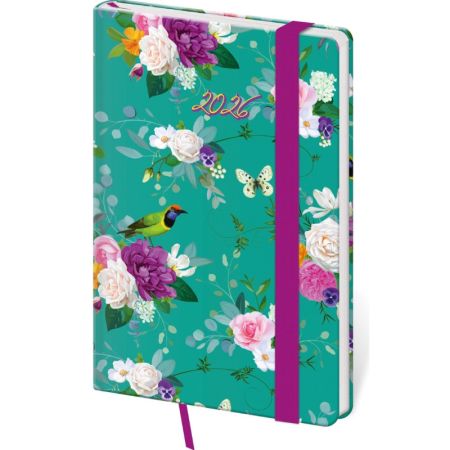 Diář VARIO - týdenní kapesní / Romance