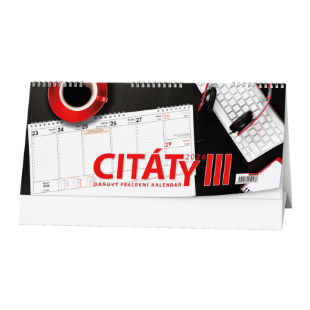 Kalendář stolní pracovní Citáty III. / BSB3
