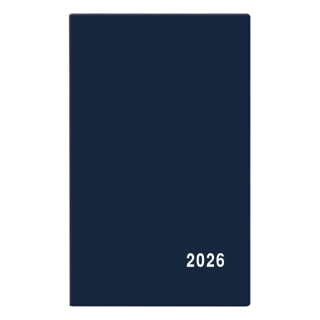 Diář kapesní PVC - čtrnáctidenní / modrá