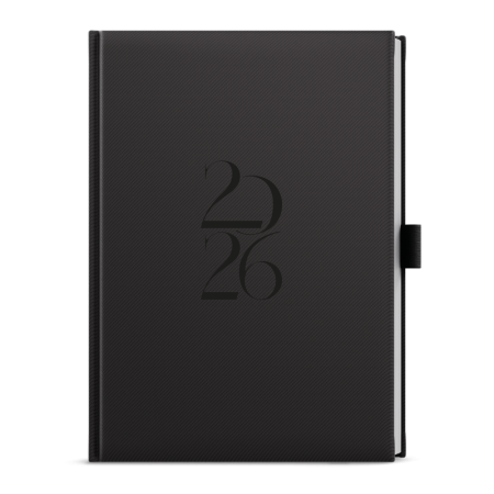 Diář DENY - A5 / denní / černá Diář DENY - A5 / denní / černá