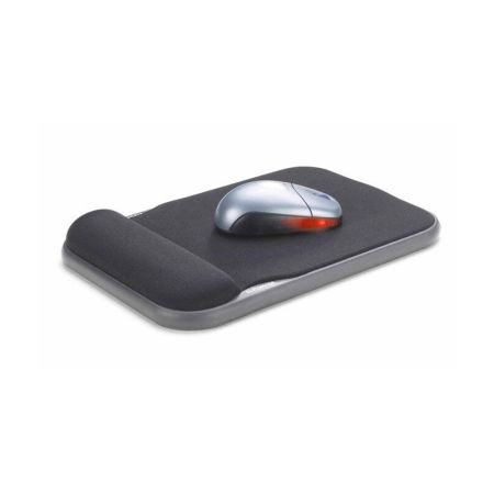 Výškově nastavitelná gelová podložka pod myš - černá Výškově nastavitelná gelová podložka pod myš - černá