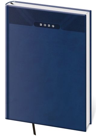 Diář PRINT CLASSIC - A5 / denní / modrá