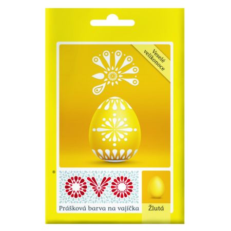Prášková barva na vajíčka OVO® - žlutá Prášková barva na vajíčka OVO® - žlutá