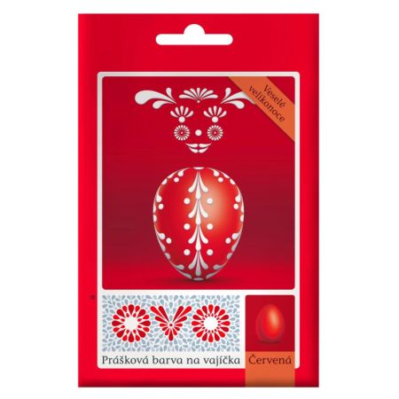 Prášková barva na vajíčka OVO® - červená Prášková barva na vajíčka OVO® - červená
