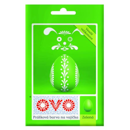 Prášková barva na vajíčka OVO® - zelená Prášková barva na vajíčka OVO® - zelená