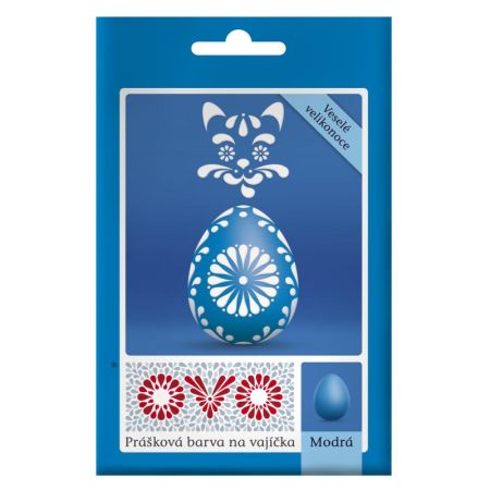 Prášková barva na vajíčka OVO® - modrá Prášková barva na vajíčka OVO® - modrá