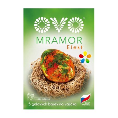 Gelové barvy na vajíčka OVO® - efekt mramor