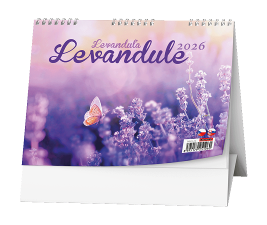 Kalendář stolní obrázkový Levandule / BSV5