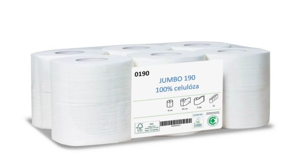 Papír toaletní Harmony Jumbo 100 % celulóza - průměr 280 mm