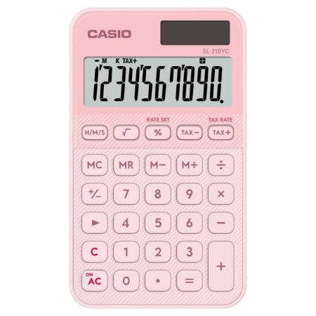 Kalkulačka Casio SL 310 YC - 10 míst / růžová Kalkulačka Casio SL 310 YC - 10 míst / růžová