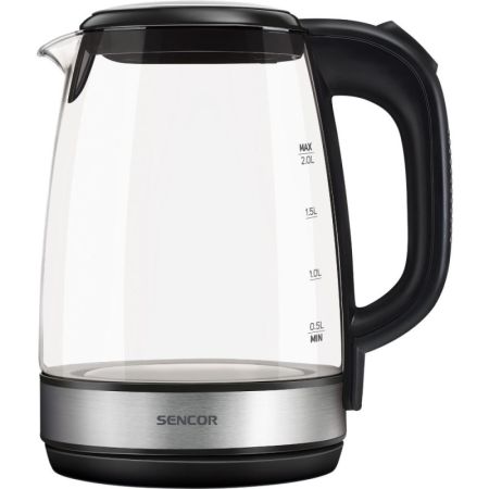 Konvice varná Sencor SWK 2080BK sklo / černá Konvice varná Sencor SWK 2080BK sklo / černá