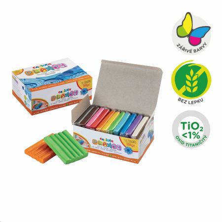 Plastelína Carioca - 11 barev / 500 g Plastelína Carioca - 11 barev / 500 g