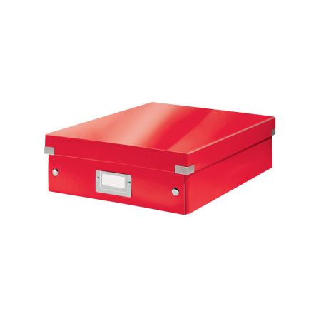 Organizační box Leitz Click&Store - velikost M / červená Organizační box Leitz Click&Store - velikost M / červená